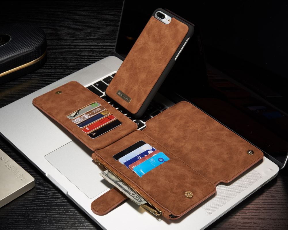 iPhone 7 Plus wallet leather case detachable iPhone 7 Plus wallet leather case detachable