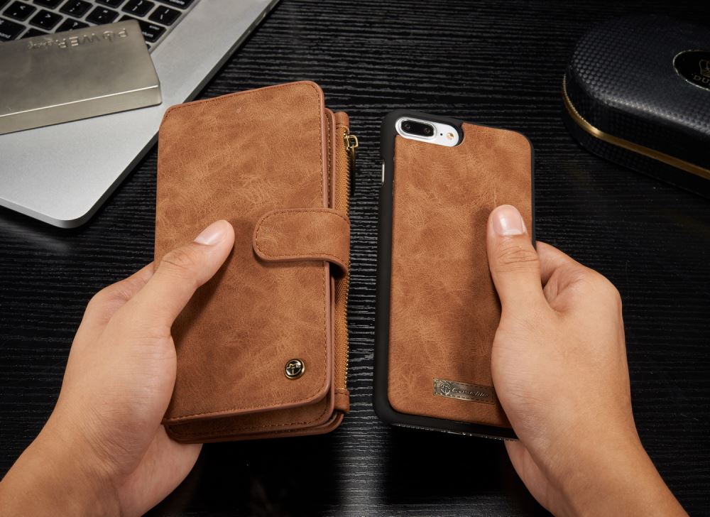 iPhone 7 Plus wallet leather case detachable iPhone 7 Plus wallet leather case detachable