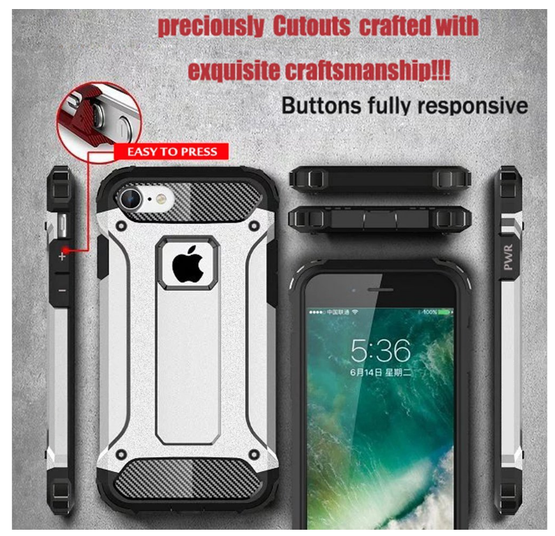 iPhone 6/6s plus Case Armor Rugged Heavy Duty Holster Case