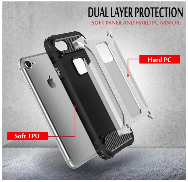 iPhone 6/6s plus Case Armor Rugged Heavy Duty Holster Case