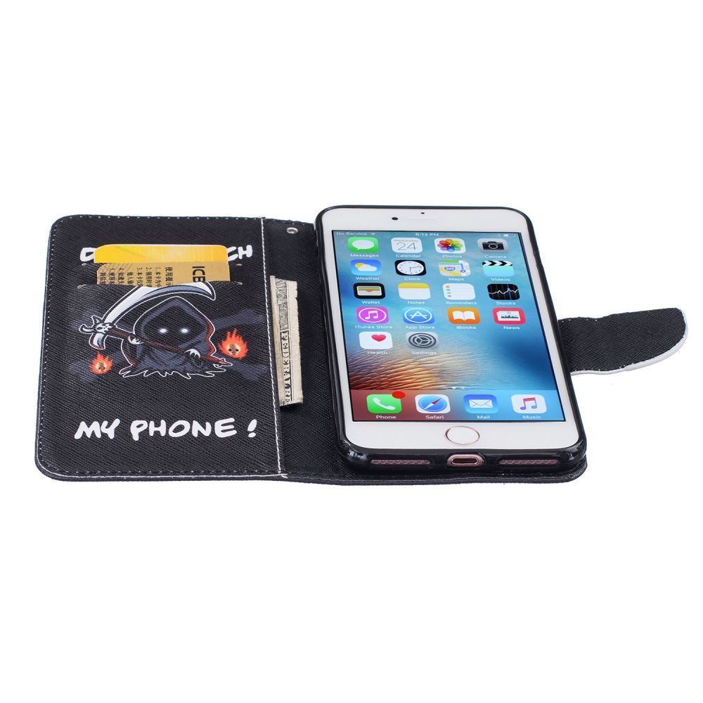 iPhone 7 Plus case wallet leather card holder cover case printed leather iPhone 7 Plus case wallet leather card holder cover case printed leather
