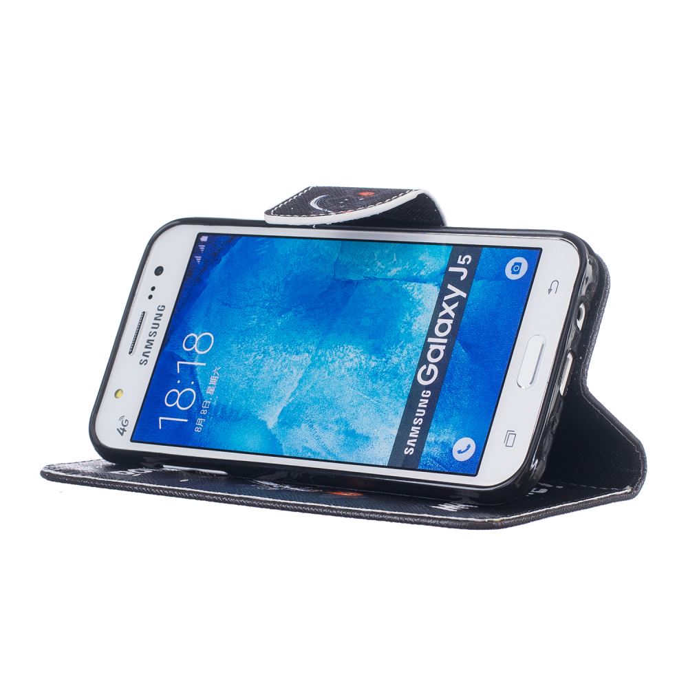 Samsung Galaxy J5 case wallet leather case printed