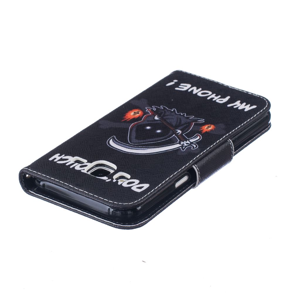 Samsung Galaxy J5 case wallet leather case printed