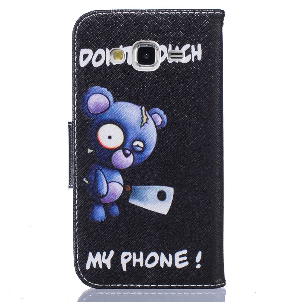 Samsung Galaxy J5 case wallet leather case printed