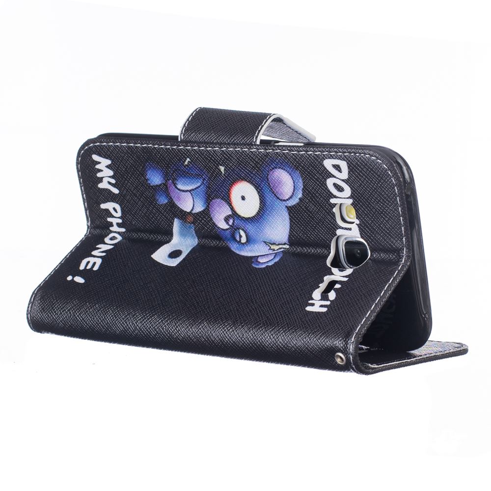 Samsung Galaxy J5 case wallet leather case printed