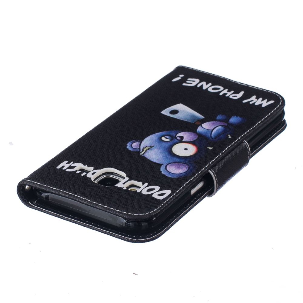Samsung Galaxy J5 case wallet leather case printed