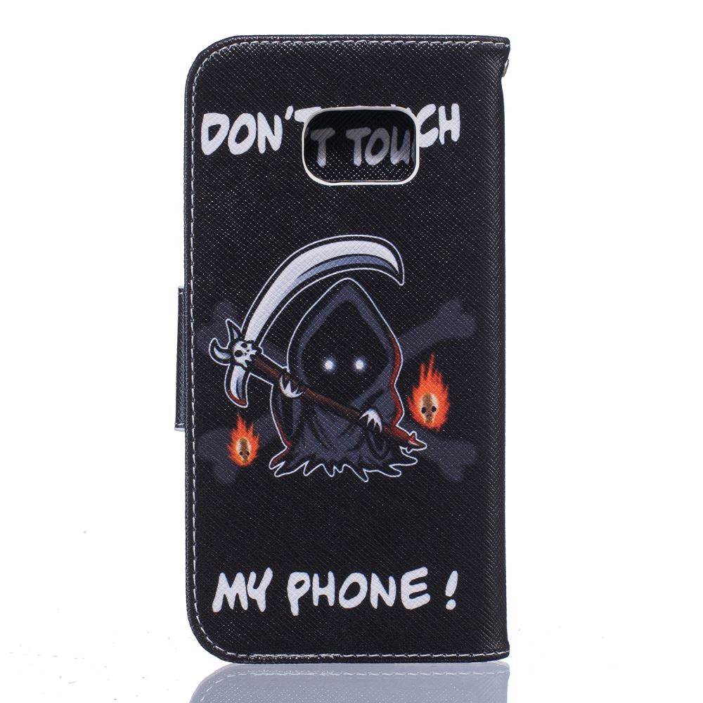 Galaxy S7 EDGE case wallet leather case printed