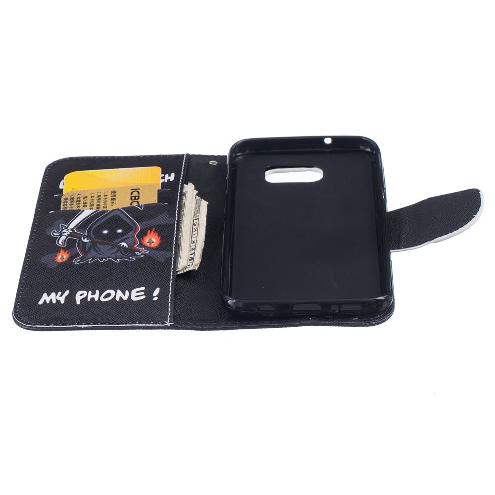 Galaxy S7 EDGE case wallet leather case printed