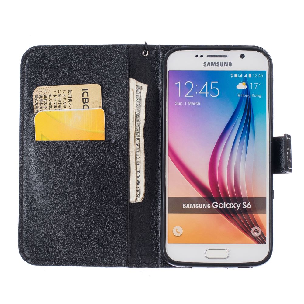 Galaxy S6 case wallet leather case printed Galaxy S6 case wallet leather case printed