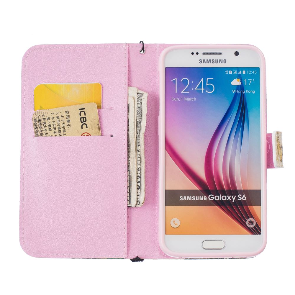 Galaxy S6 case wallet leather case printed Galaxy S6 case wallet leather case printed