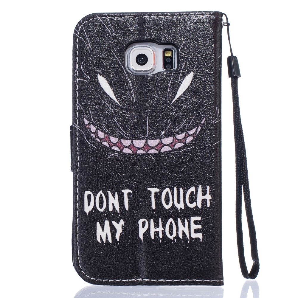 Galaxy S6 case wallet leather case printed