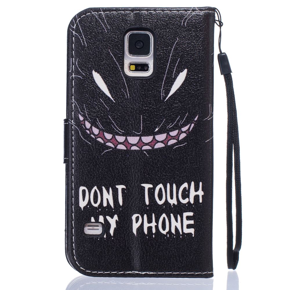 Samsung Galaxy S5 case wallet leather case printed