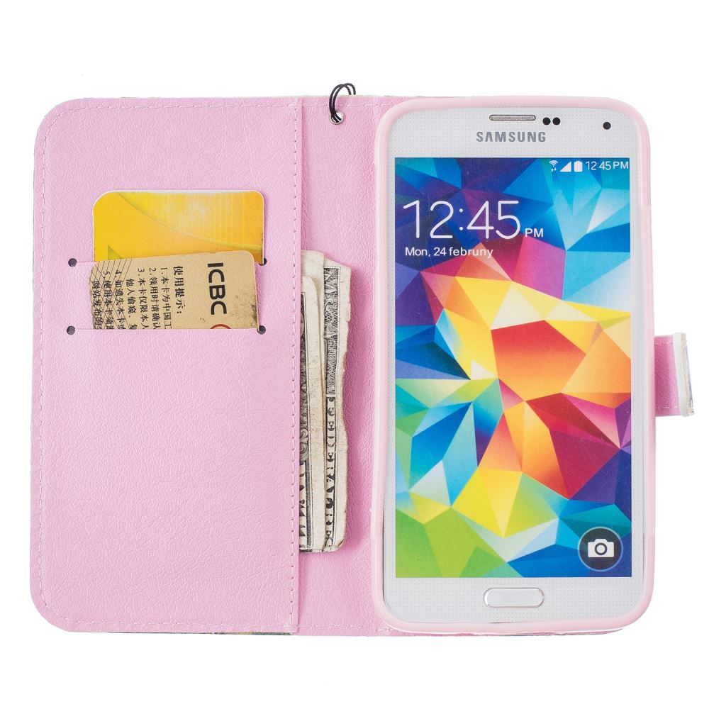 Samsung Galaxy S5 case wallet leather case printed Samsung Galaxy S5 case wallet leather case printed