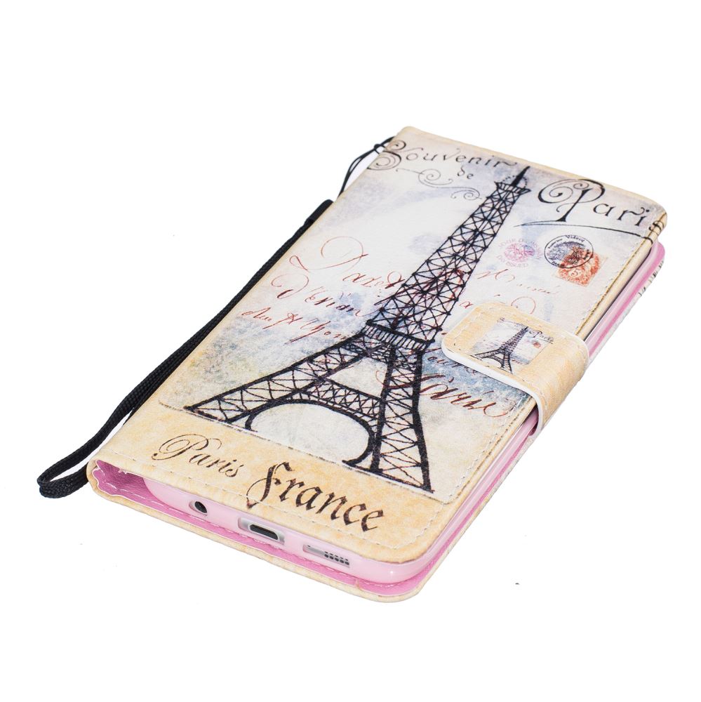 Galaxy S7 EDGE case wallet leather case printed