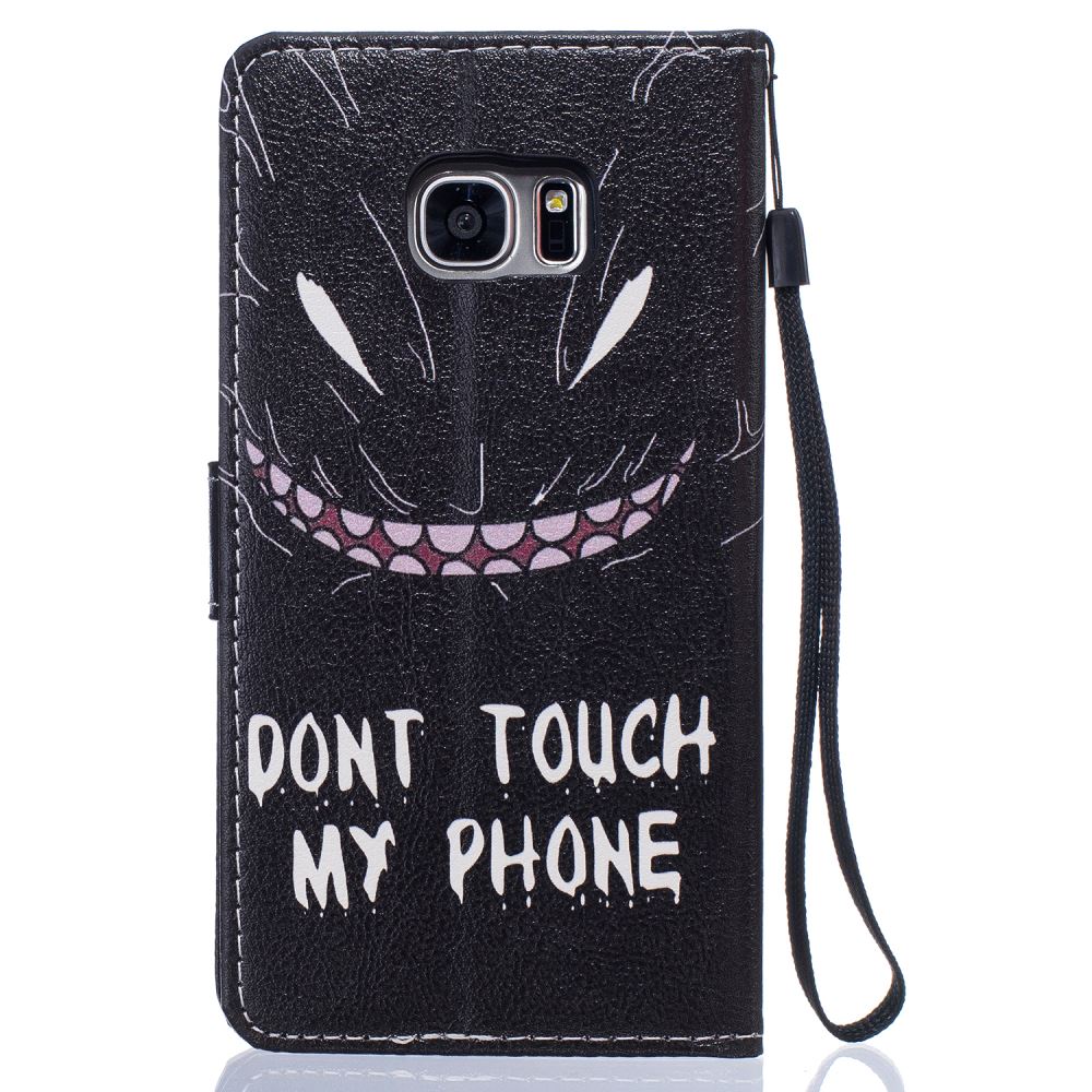 Galaxy S7 EDGE case wallet leather case printed