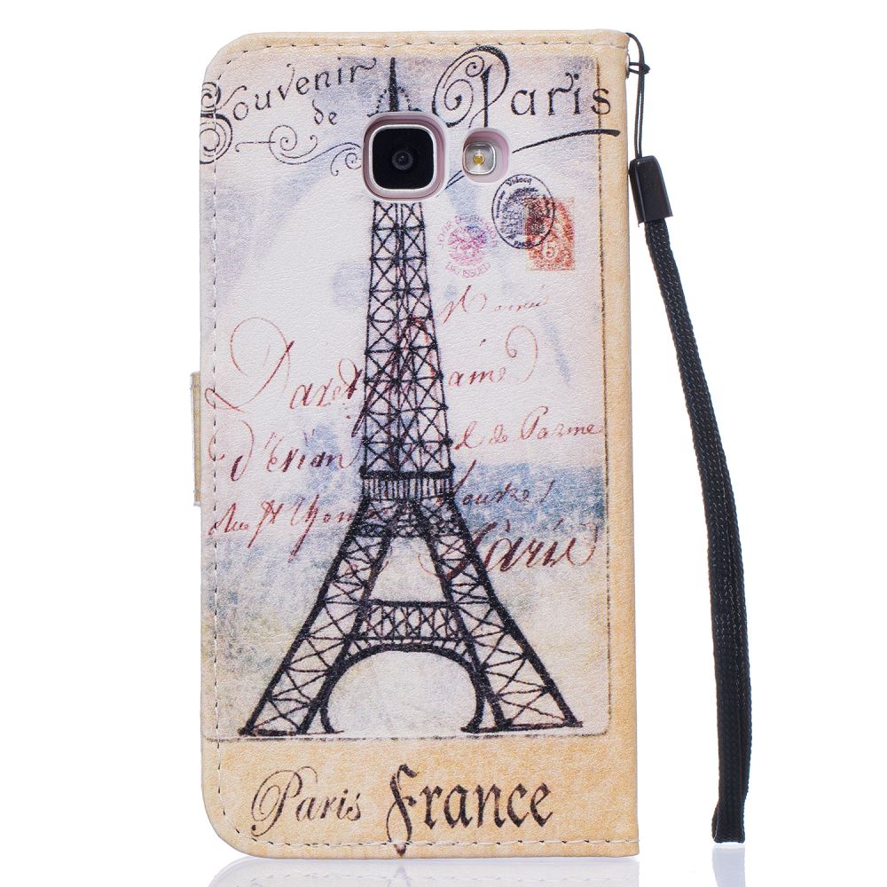 Galaxy A5 2016 case wallet leather case printed