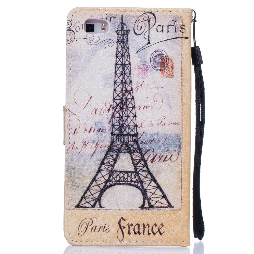 Huawe P8 LITE case wallet leather case printed Huawe P8 LITE case wallet leather case printed