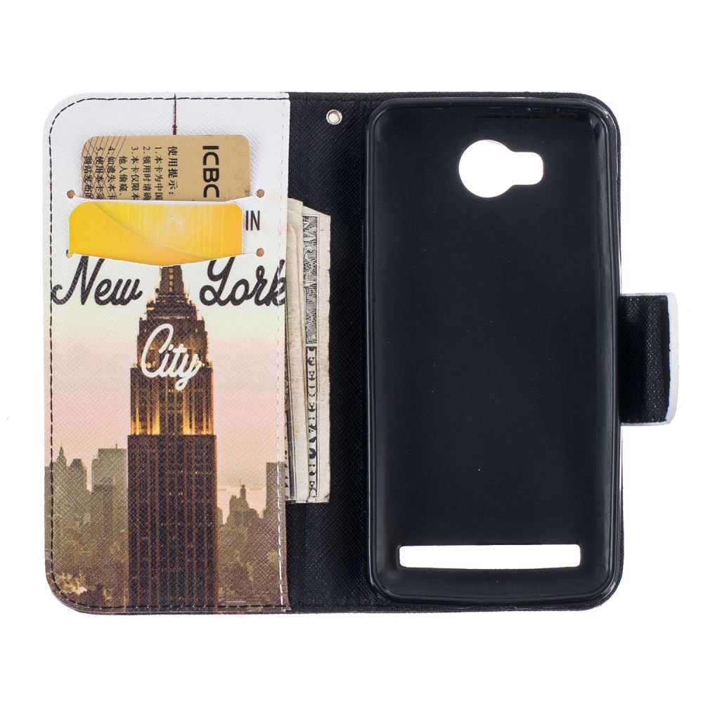 HUAWEI Y3 II case wallet leather case printed
