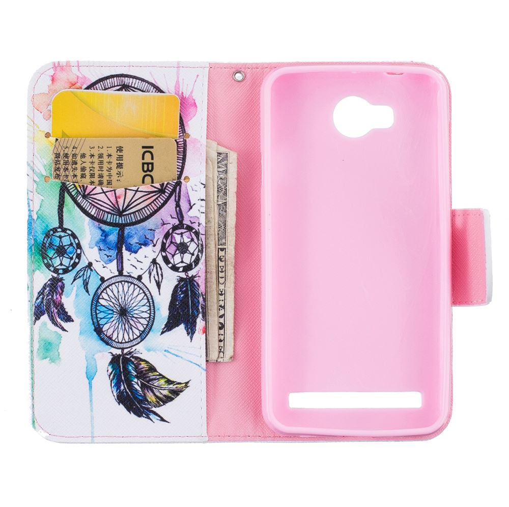 HUAWEI Y3 II case wallet leather case printed