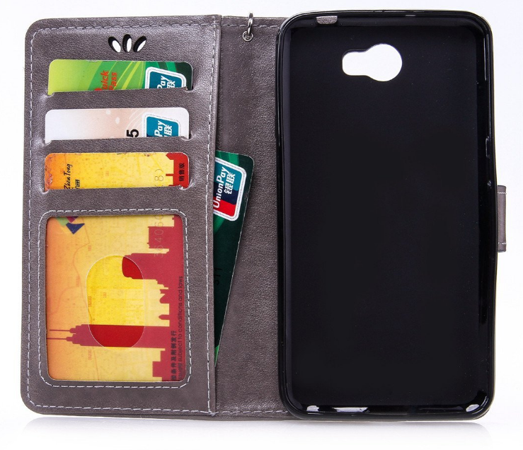 Huawei Y6 Elite case Huawei Y5 II case ID wallet leather case printed