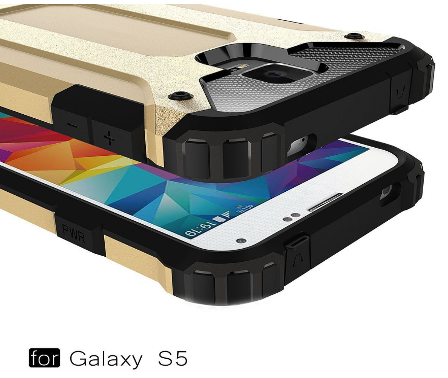 Galaxy S5 Case Armor Rugged Heavy Duty Holster Case