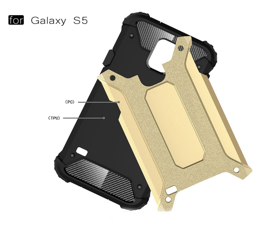 Galaxy S5 Case Armor Rugged Heavy Duty Holster Case