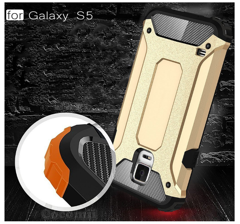 Galaxy S5 Case Armor Rugged Heavy Duty Holster Case
