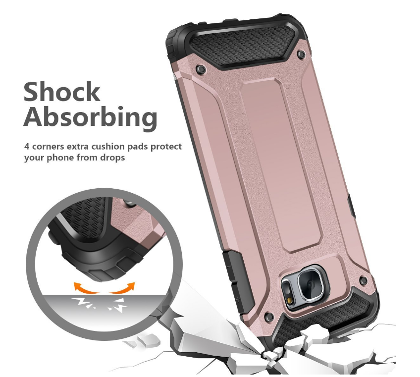 Galaxy S7 edge Case Armor  Rugged Holster Case