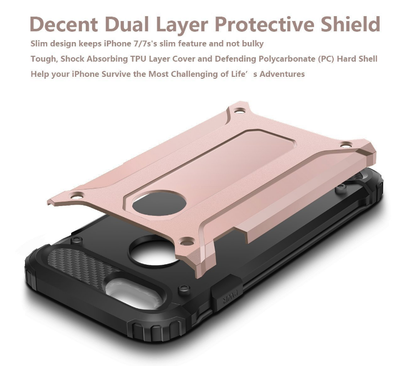 iPhone 7 plus Case Armor Rugged Heavy Duty Holster Case