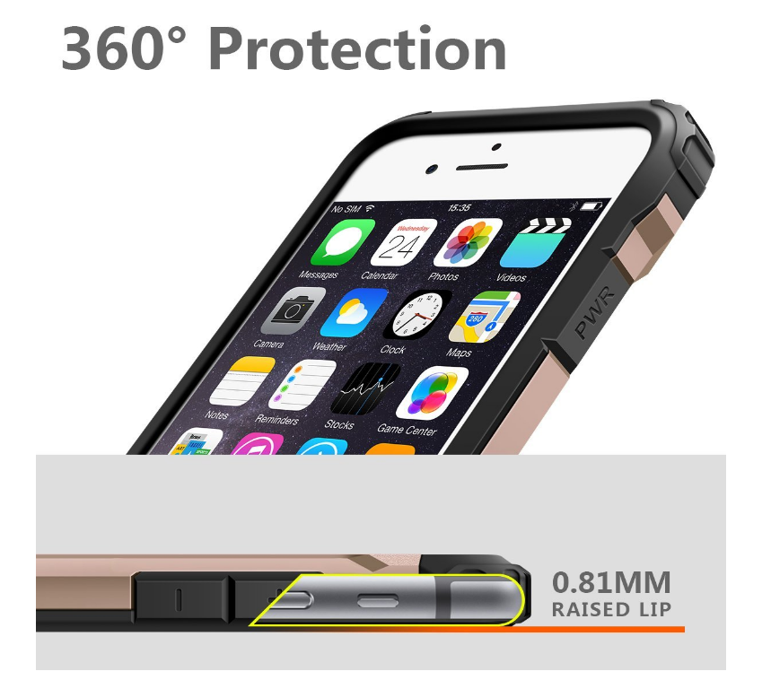 iPhone 7 plus Case Armor Rugged Heavy Duty Holster Case