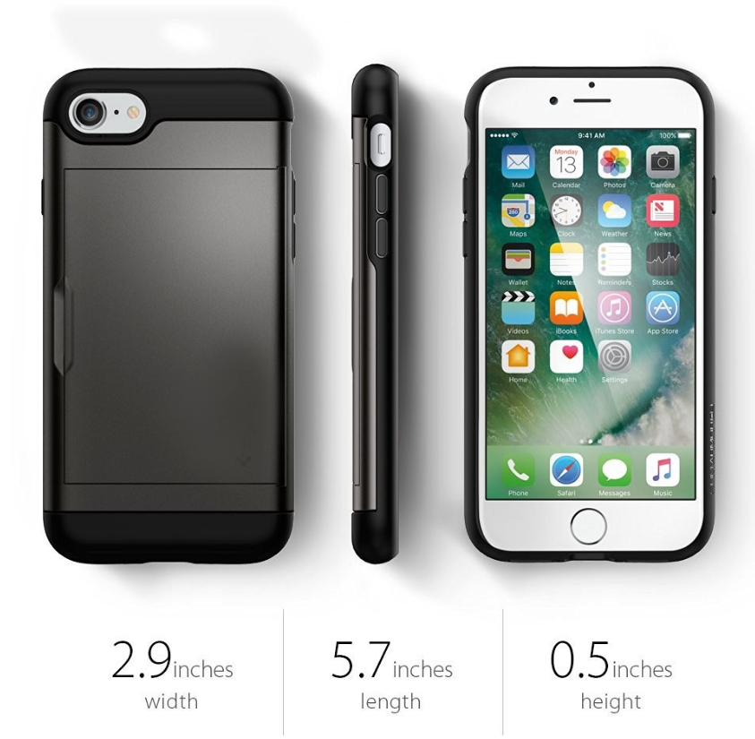 iPhone 7 case impact proof hybrid dual layer card holder cover case iPhone 7 case impact proof hybrid dual layer card holder cover case