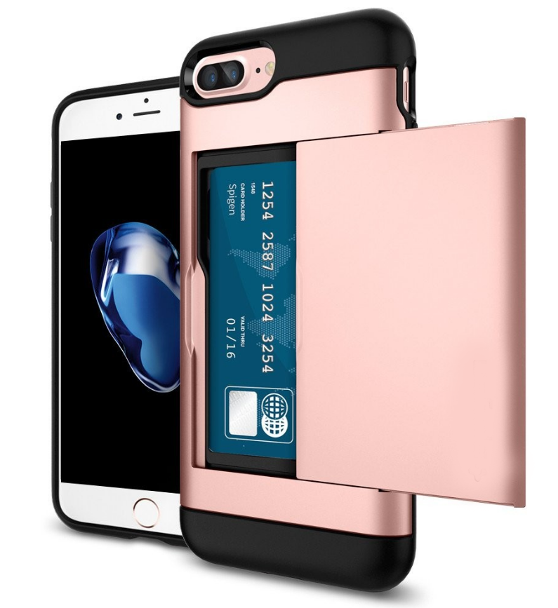iPhone 7 Plus case impact proof hybrid dual layer card holder cover case iPhone 7 Plus case impact proof hybrid dual layer card holder cover case
