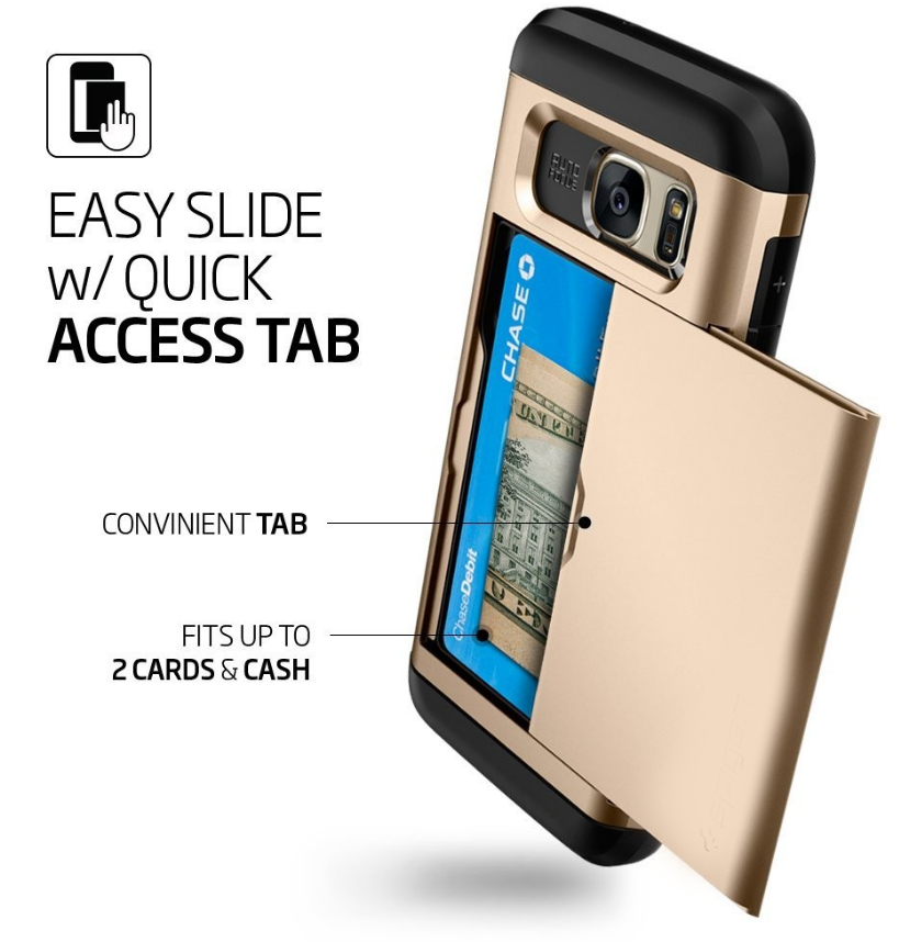Galaxy S7 impact proof hybrid case card holder Galaxy S7 impact proof hybrid case card holder