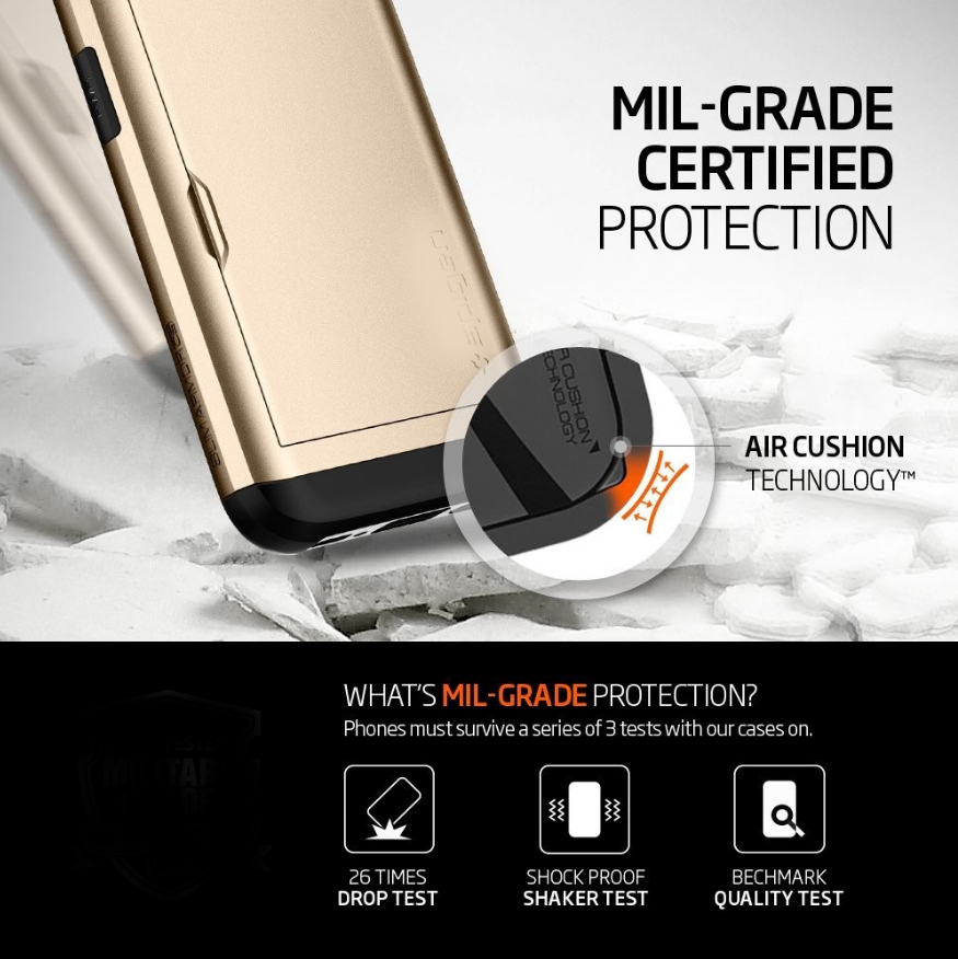 Galaxy S7 impact proof hybrid case card holder Galaxy S7 impact proof hybrid case card holder