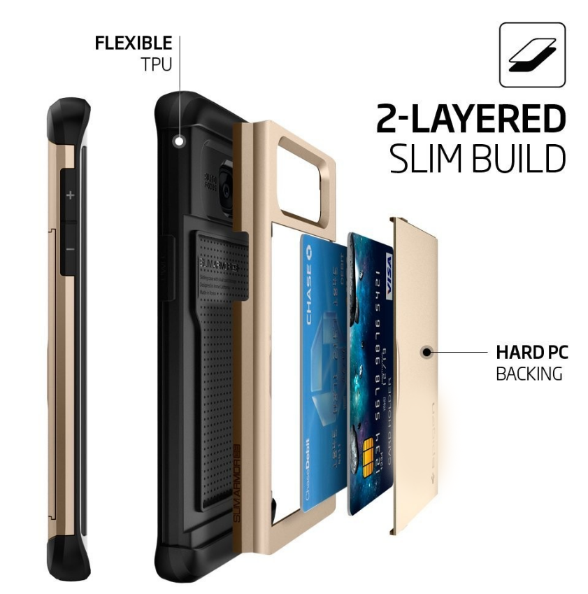 Galaxy S7 edge impact proof hybrid case card holder Galaxy S7 edge impact proof hybrid case card holder