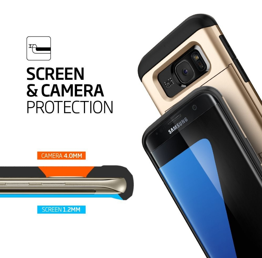 Galaxy S7 edge impact proof hybrid case card holder Galaxy S7 edge impact proof hybrid case card holder