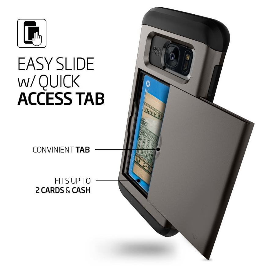 Galaxy S7 edge impact proof hybrid case card holder Galaxy S7 edge impact proof hybrid case card holder