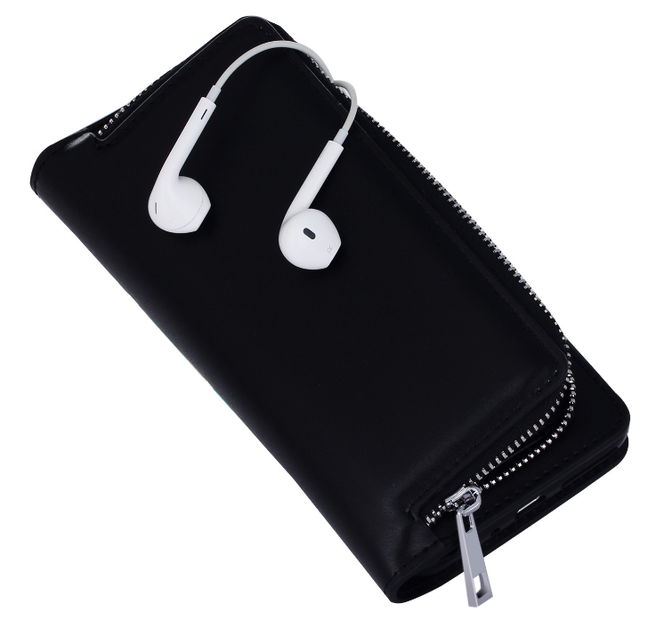 Iphone 7 double wallet Leather Zip case detachable Iphone 7 double wallet Leather Zip case detachable