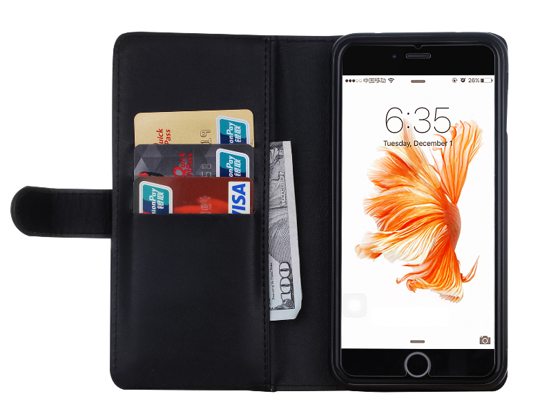 Iphone 7 double wallet Leather Zip case detachable Iphone 7 double wallet Leather Zip case detachable