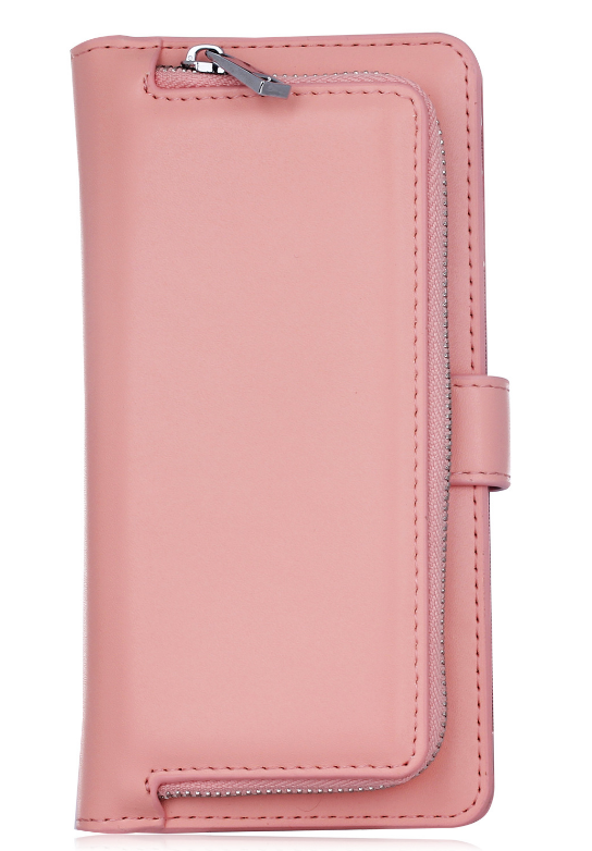 Iphone 7 double wallet Leather Zip case detachable Iphone 7 double wallet Leather Zip case detachable