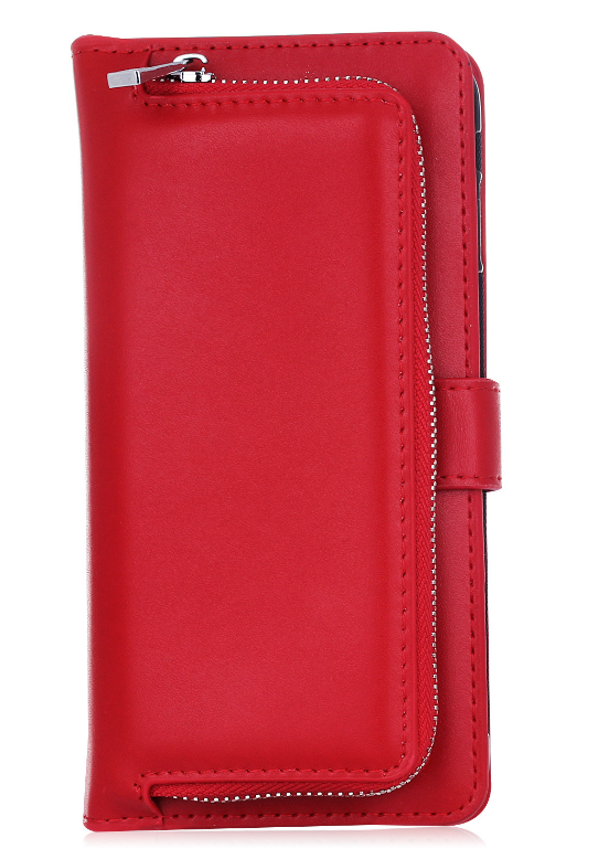 Iphone 7 double wallet Leather Zip case detachable Iphone 7 double wallet Leather Zip case detachable