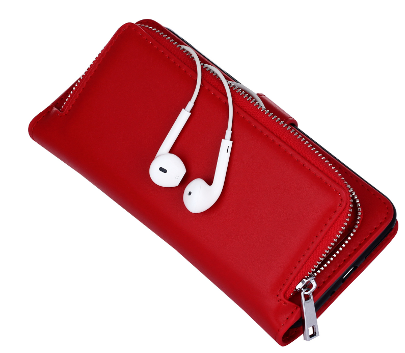 Iphone 7 double wallet Leather Zip case detachable Iphone 7 double wallet Leather Zip case detachable
