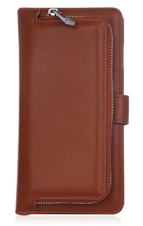 Iphone 7 double wallet Leather Zip case detachable Iphone 7 double wallet Leather Zip case detachable