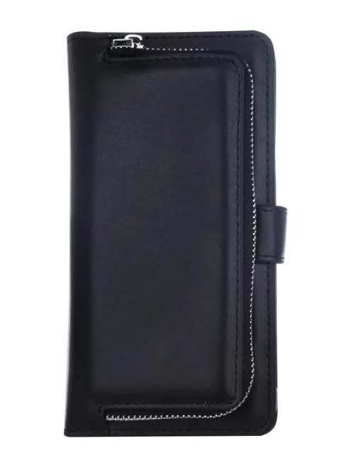 Iphone 7 plus double wallet Leather Zip case detachable Iphone 7 plus double wallet Leather Zip case detachable