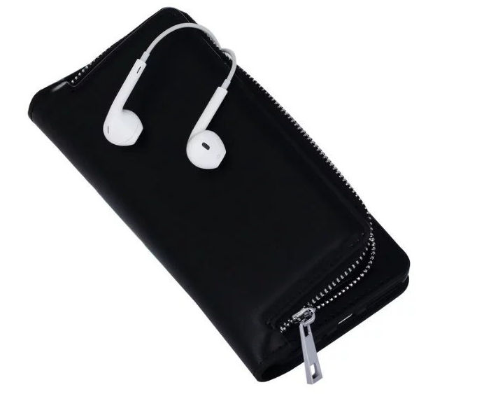 Iphone 7 plus double wallet Leather Zip case detachable Iphone 7 plus double wallet Leather Zip case detachable