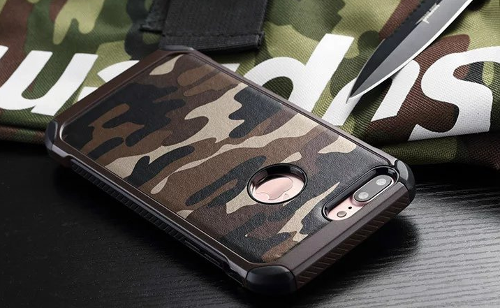 iPhone 7 plus impact proof heavy duty camouflage case