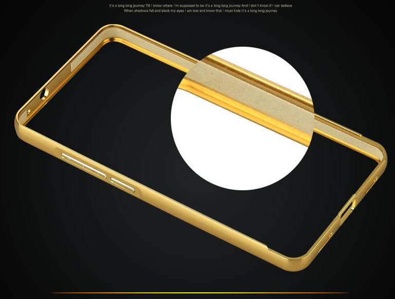 Huawei GT3 case Huawei Honor 5C case Metal bumper with mirror back cover case