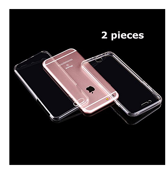 iphone 6 6s plus case 2 piece transparent full body protector case