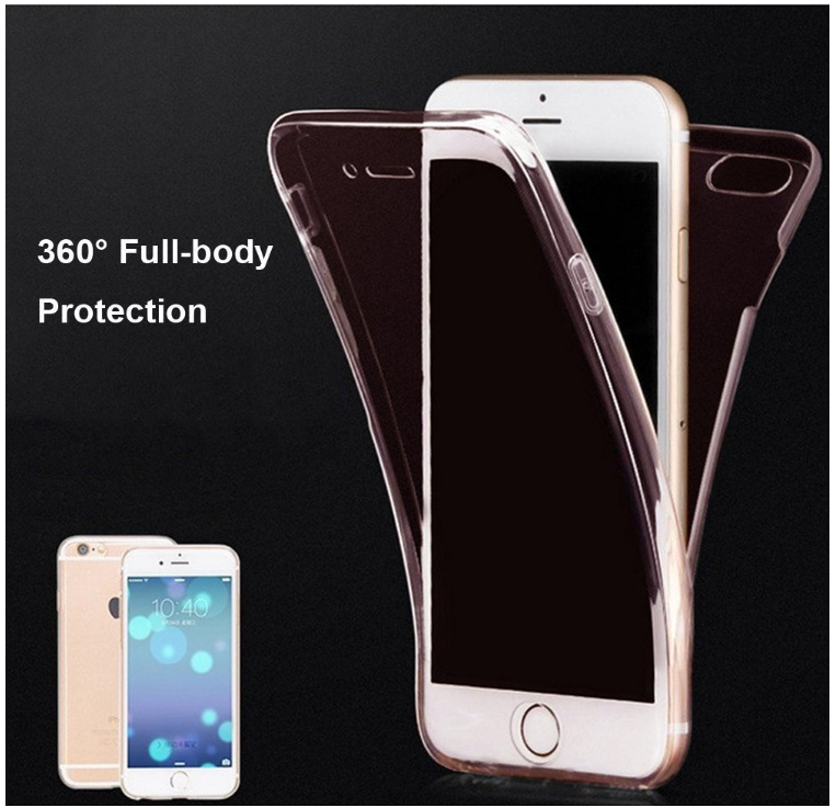 iphone 6 6s plus case 2 piece transparent full body protector case