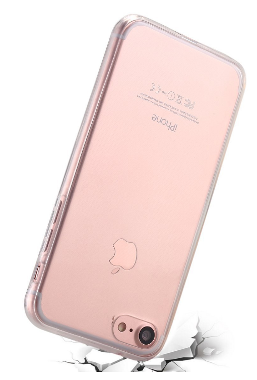 iphone 7  case 2 piece transparent full body protector case